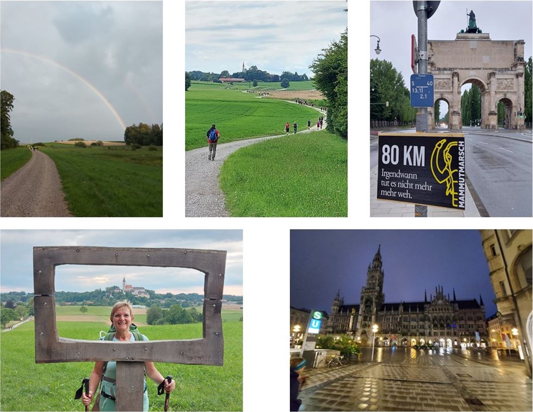 SG Indersdorf 2021 Mammutmarsch Collage