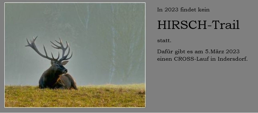 SG Indersdorf 2022 Hirsch Trail